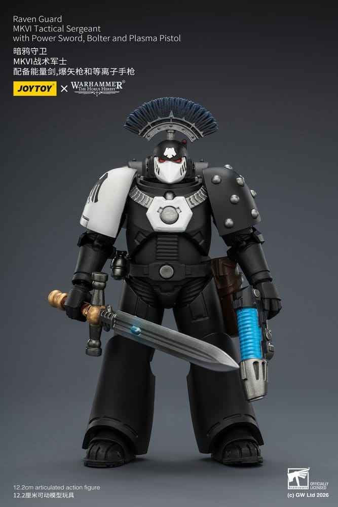 Warhammer 40,000 Action Figure Raven Guard MkVI Tactical Sergeant 12 cm DS Modellismo Warhammer 40,000 Action Raven Guard MkVI