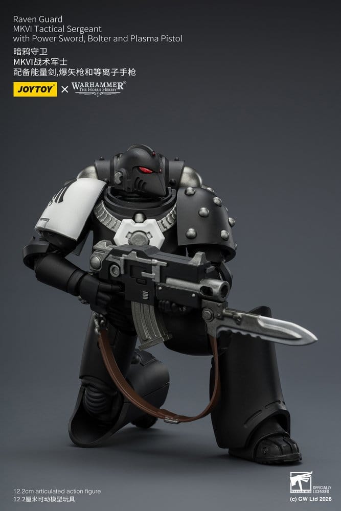 Warhammer 40,000 Action Figure Raven Guard MkVI Tactical Sergeant 12 cm DS Modellismo Warhammer 40,000 Action Raven Guard MkVI