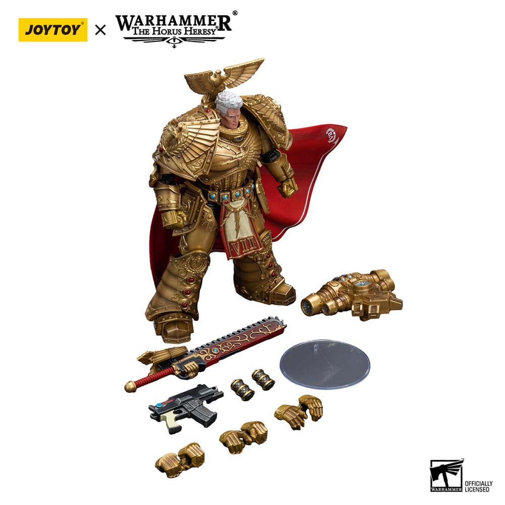 Warhammer The Horus Heresy Action Figure 1/18 Imperial Fists Rogal Dorn Primarch of the 7th Legion 12 cm DS Modellismo Warhammer Horus Heresy Action scala 1/18