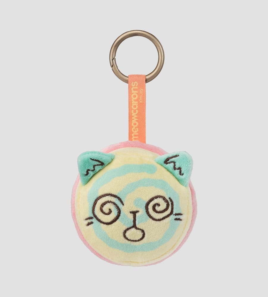 Peluche Meowcaron Bag Charm Spiral 7 cm DS Modellismo Peluche Meowcaron Bag Charm Spiral