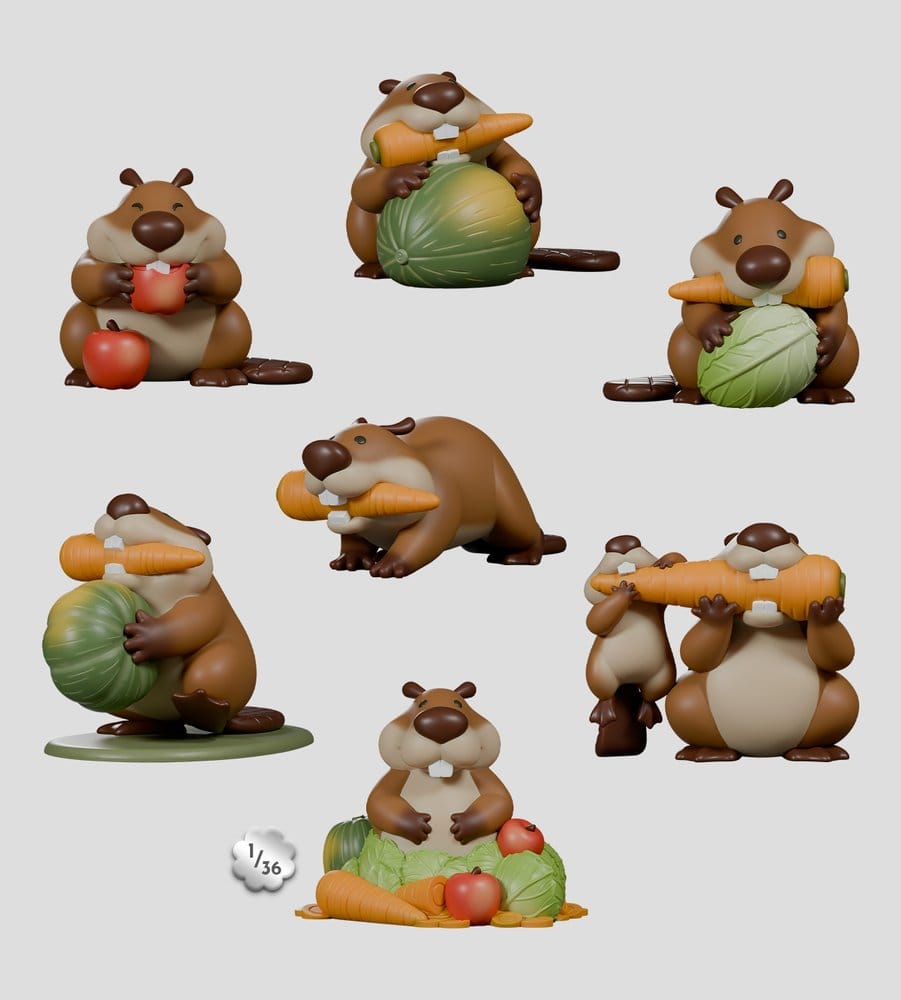 MisBEAVhaving Mini Figures S1 5 cm Blind Box Display (6) DS Modellismo MisBEAVhaving Mini S1 Blind Box Display (6)