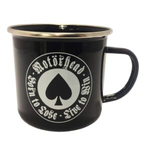 Tazza Motörhead smaltato Born To Lose KKL