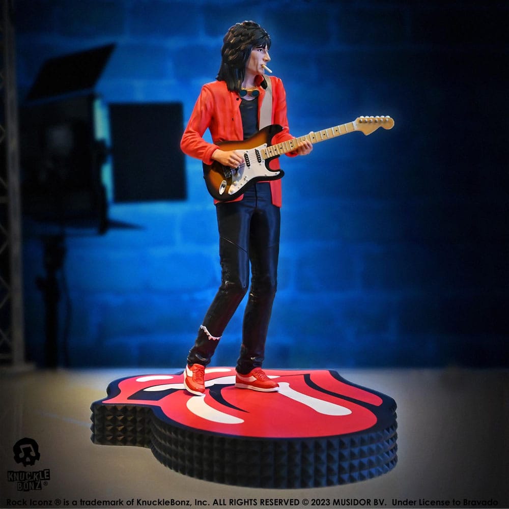 Statua The Rolling Stones Rock Iconz Ronnie Wood (Tattoo You Tour 1981) 22 cm DS Modellismo Statua Rolling Stones Rock Iconz Ronnie Wood