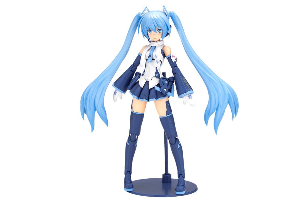 Frame Arms Girl x Hatsune Miku Plastic Model Kit Frame Music Girl Snow Miku Another Color Ver. 15 cm DS Modellismo Frame Arms Girl x Hatsune Miku Plastic Model