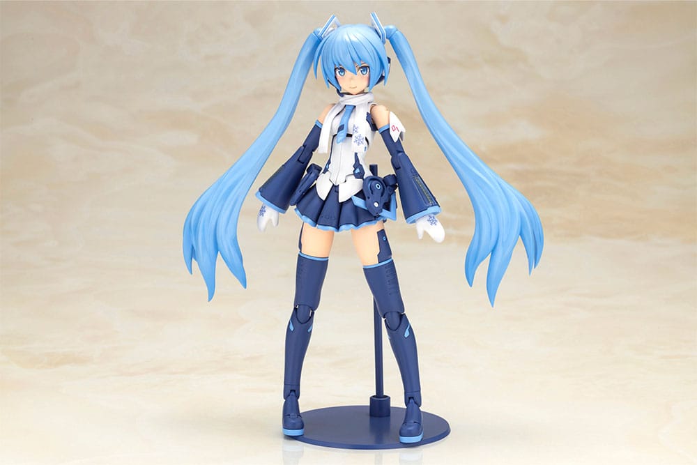 Frame Arms Girl x Hatsune Miku Plastic Model Kit Frame Music Girl Snow Miku Another Color Ver. 15 cm DS Modellismo Frame Arms Girl x Hatsune Miku Plastic Model