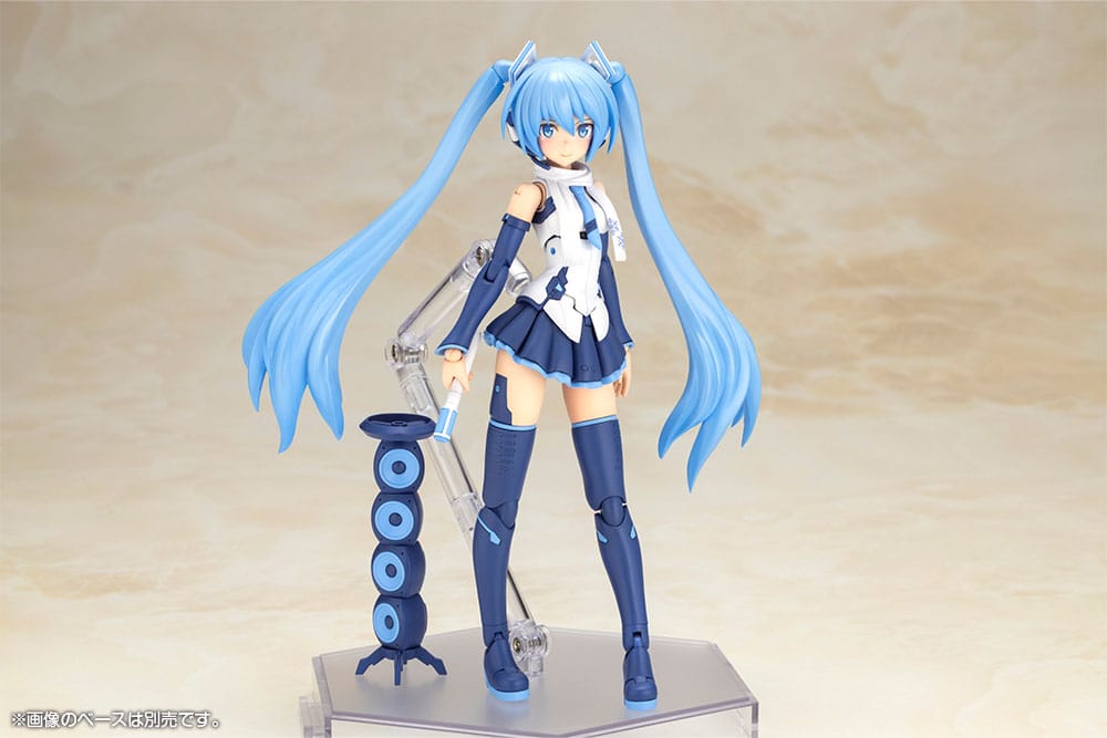 Frame Arms Girl x Hatsune Miku Plastic Model Kit Frame Music Girl Snow Miku Another Color Ver. 15 cm DS Modellismo Frame Arms Girl x Hatsune Miku Plastic Model