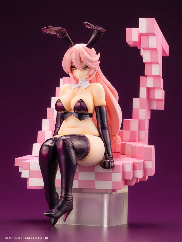 Statua Original Character Trick Bunnies PVC 1/7 Sitting Bunny Illustration by Kafun 24 cm DS Modellismo Statua Original Character Trick scala 1/7