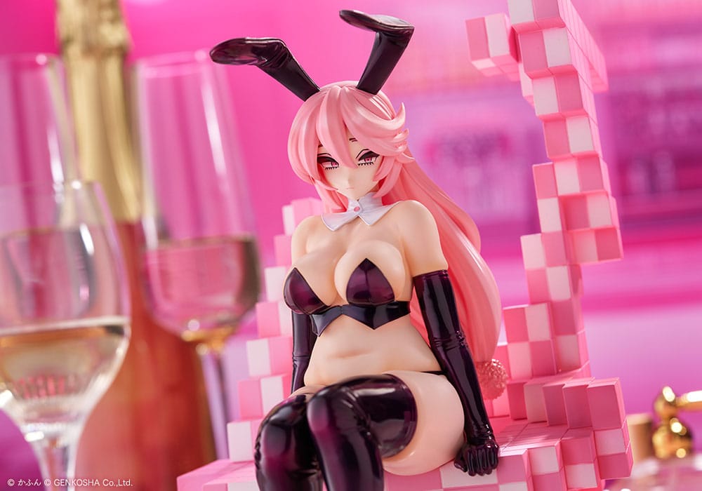 Statua Original Character Trick Bunnies PVC 1/7 Sitting Bunny Illustration by Kafun 24 cm DS Modellismo Statua Original Character Trick scala 1/7