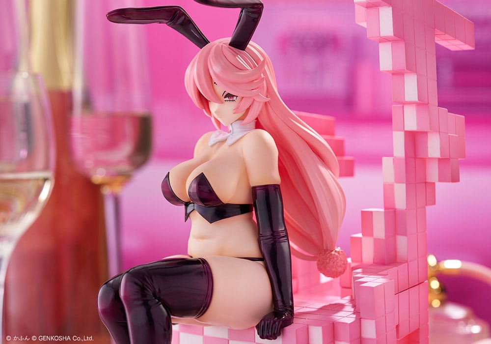 Statua Original Character Trick Bunnies PVC 1/7 Sitting Bunny Illustration by Kafun 24 cm DS Modellismo Statua Original Character Trick scala 1/7