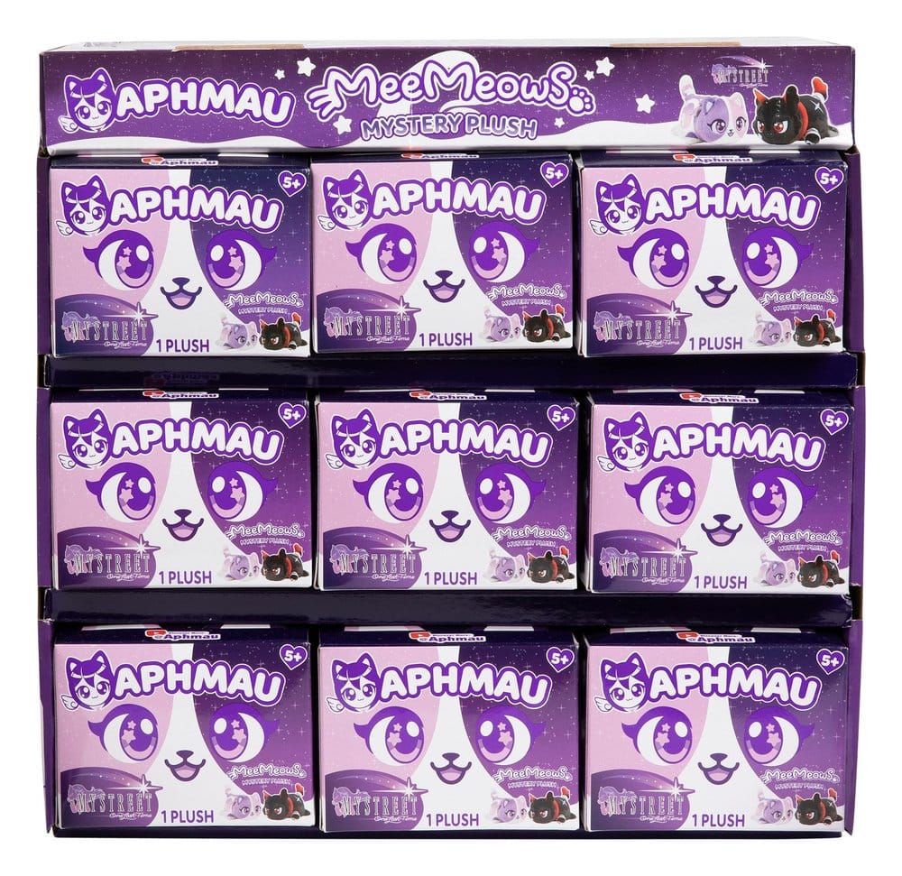 Peluche Aphmau My Street Mystery Meemeow 15 cm Blind Box Display (9) DS Modellismo Peluche Aphmau My Street Mystery Meemeow