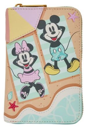 Portafoglio Mickey & Minnie Beach Fun Zip