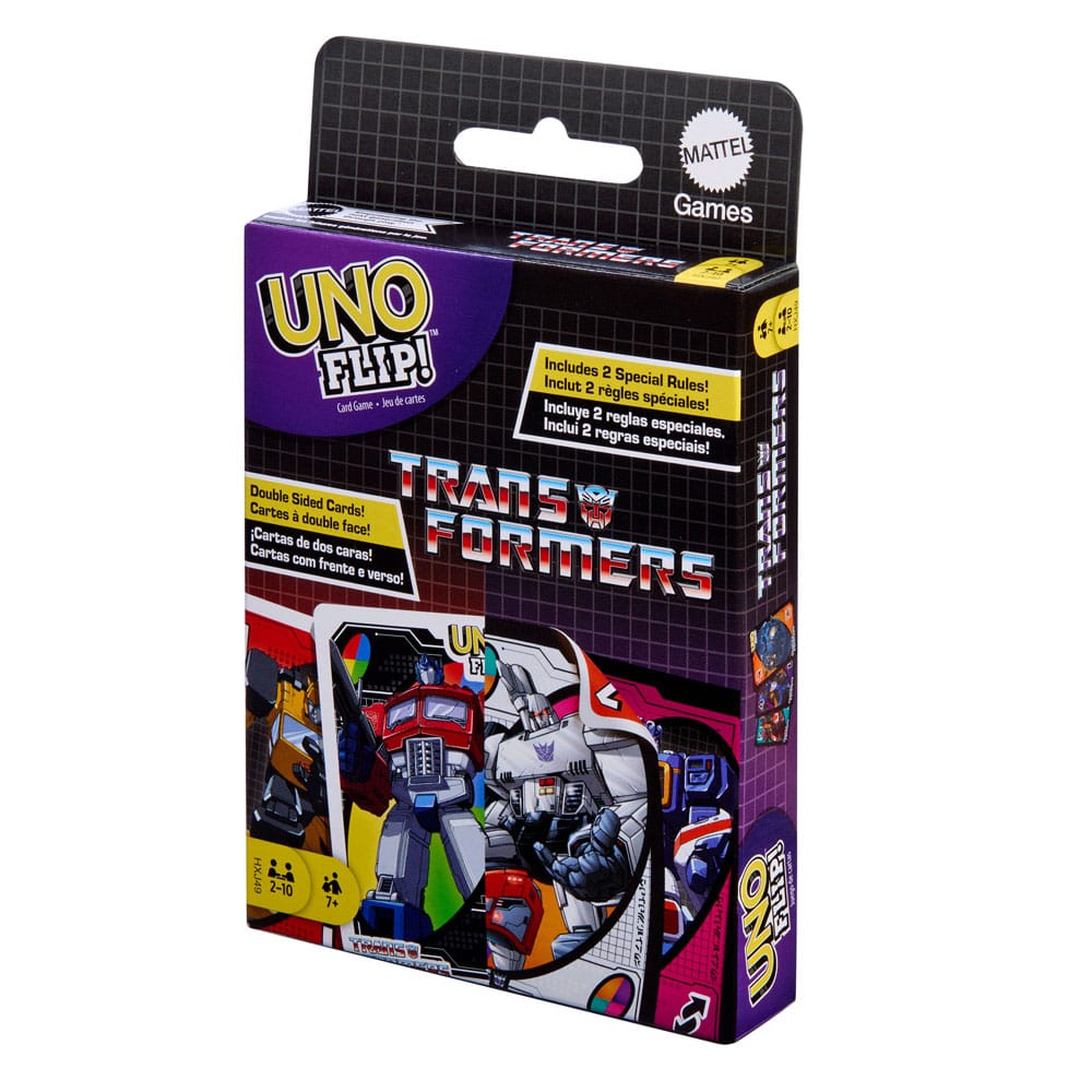 Gioco di carte Transformers Uno Flip! DS Modellismo Gioco di carte Transformers Uno Flip! Mattel