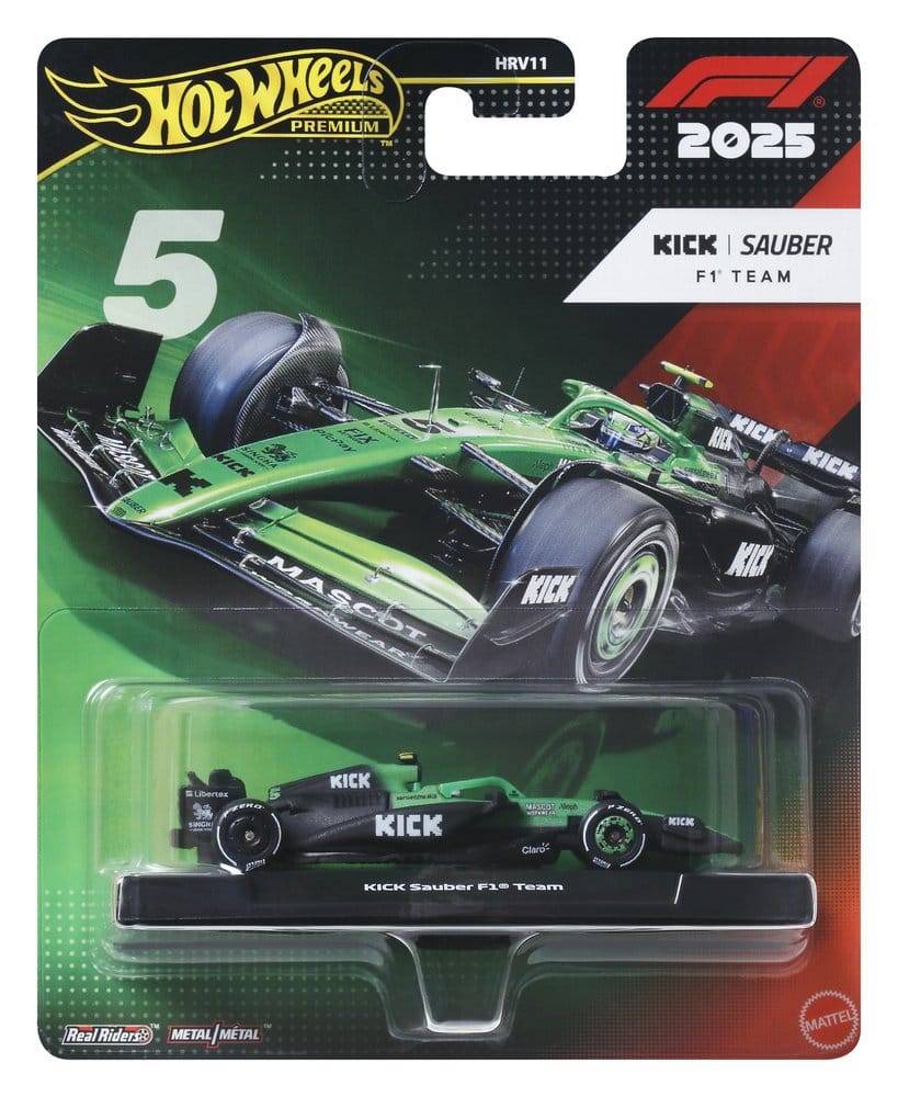 Formula 1 Hot Wheels Premium Die-Cast Vehicle 1:64 Team Sauber: Driver 2 DS Modellismo Formula 1 Hot Wheels Premium scala 1:64