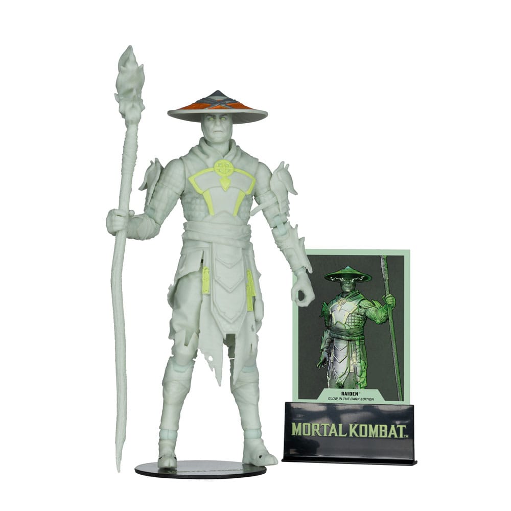 Mortal Kombat Action Figure Glow in the Dark Edition Raiden (Gold Label) 18 cm DS Modellismo Mortal Kombat Action Glow in Dark Raiden