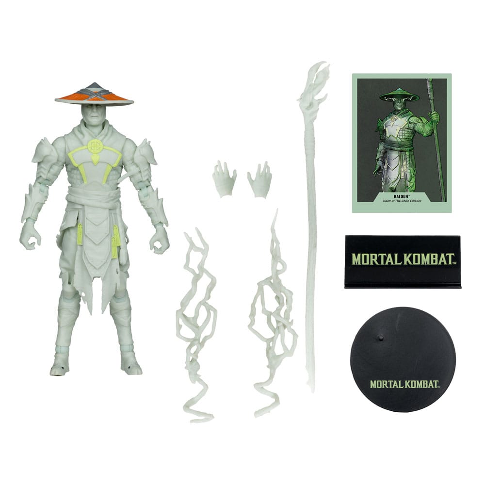 Mortal Kombat Action Figure Glow in the Dark Edition Raiden (Gold Label) 18 cm DS Modellismo Mortal Kombat Action Glow in Dark Raiden