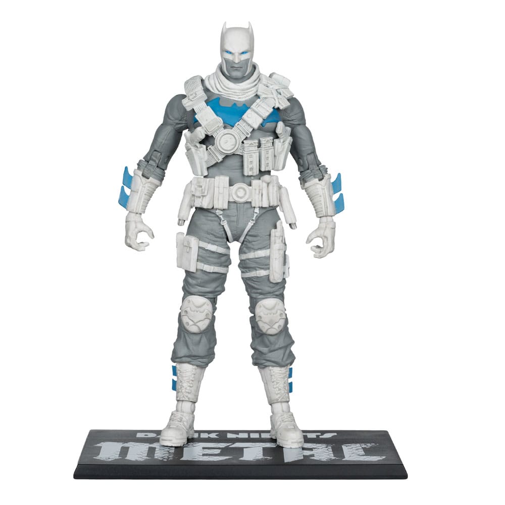 DC Multiverse Action Figure The Grim Knight (Dark Nights Metal) (Black & White Accent Edition) (Gold Label) 18 cm DS Modellismo Dc Multiverse Action Grim Knight