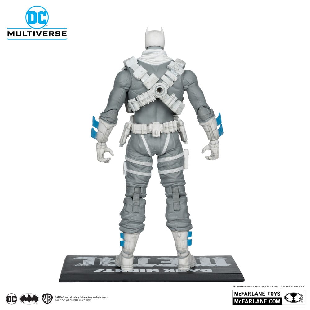 DC Multiverse Action Figure The Grim Knight (Dark Nights Metal) (Black & White Accent Edition) (Gold Label) 18 cm DS Modellismo Dc Multiverse Action Grim Knight