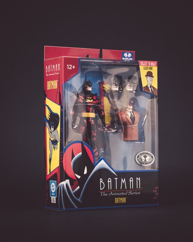 Batman: The Animated Series DC Direct Build-A Action Figures Wave 7 Batman (Alternate Expressions) (Platinum Edition) 15 cm DS Modellismo Batman: Animated Dc Direct Build-A Action