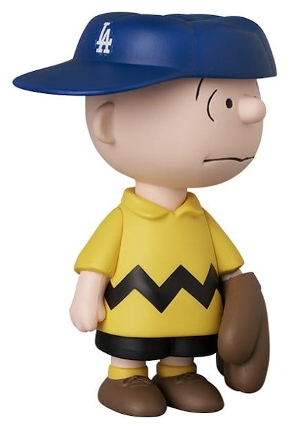 Mlb × Peanuts Udf PVC Figure Los Angeles Dodgers Charlie Brown 9 cm DS Modellismo Mlb × Peanuts Udf Los Angeles Dodgers