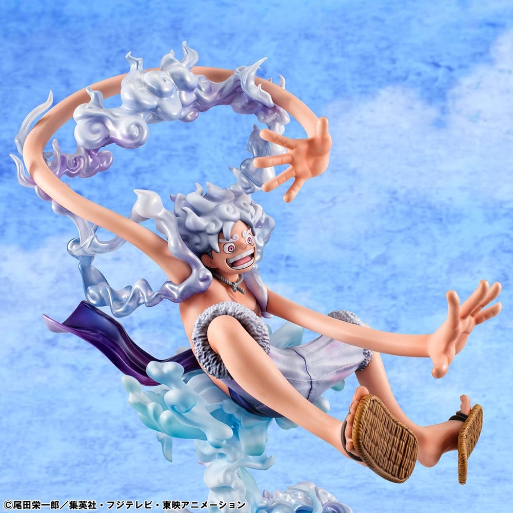 One Piece Portrait.Of.Pirates PVC Figure "Evolutionary History" Monkey D. Luffy "Gear Fifth" 26 cm DS Modellismo One Piece Portrait.Of.Pirates "Evolutionary
