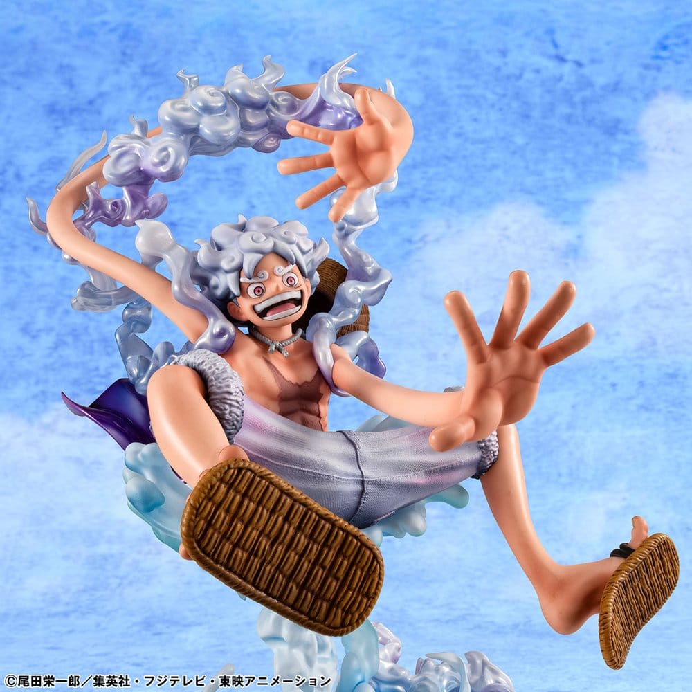 One Piece Portrait.Of.Pirates PVC Figure "Evolutionary History" Monkey D. Luffy "Gear Fifth" 26 cm DS Modellismo One Piece Portrait.Of.Pirates "Evolutionary