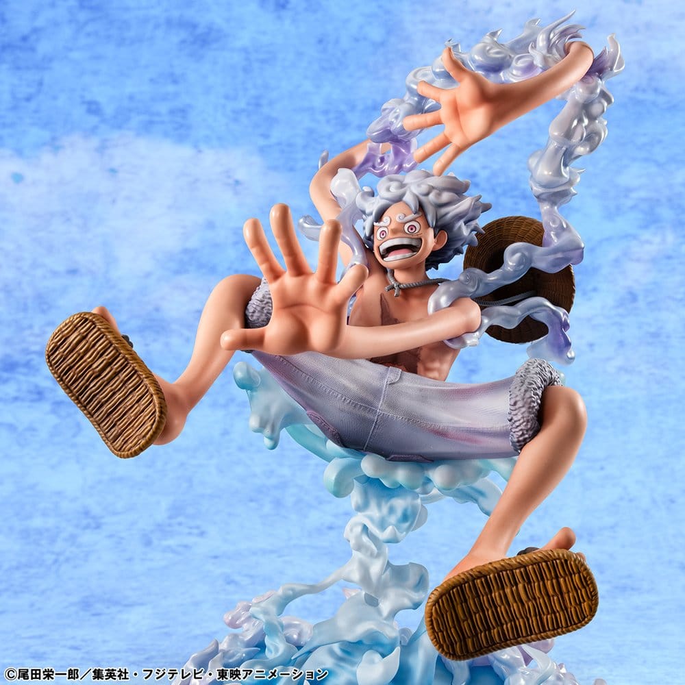 One Piece Portrait.Of.Pirates PVC Figure "Evolutionary History" Monkey D. Luffy "Gear Fifth" 26 cm DS Modellismo One Piece Portrait.Of.Pirates "Evolutionary