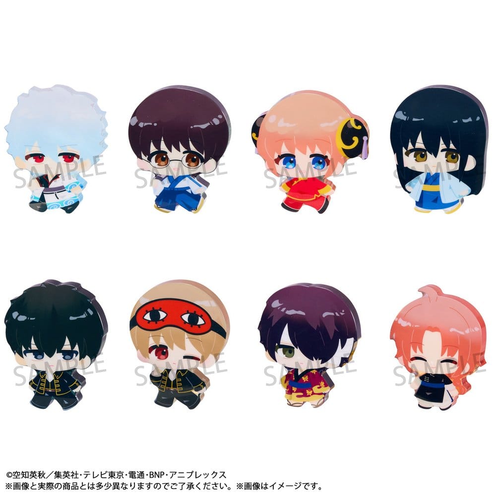 Gintama Karakoro Clear Candy Trading Figure Vol. 2 5 cm Blind Box Assortment (8) DS Modellismo Gintama Karakoro Clear Candy Trading Vol. 2