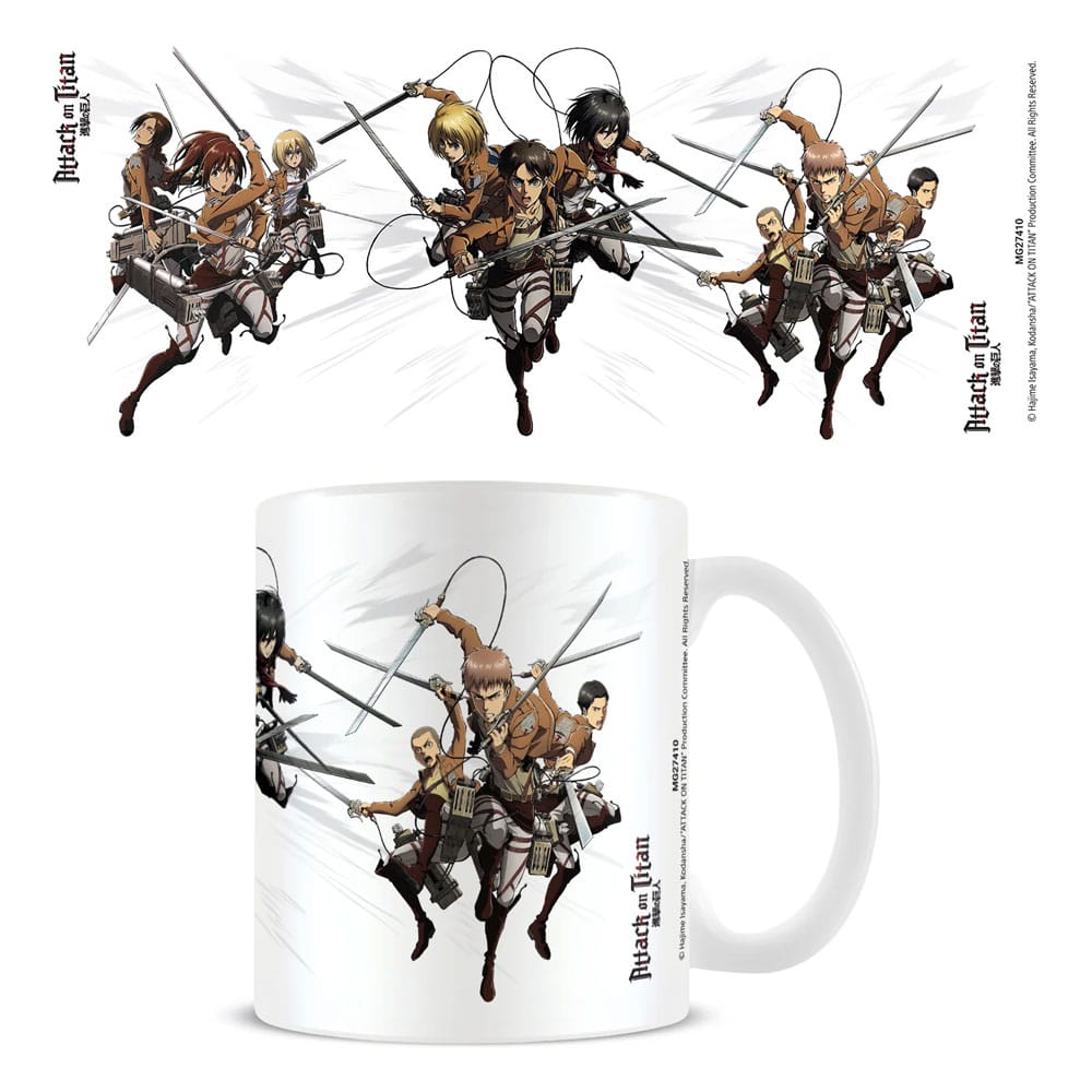 Tazza Attack on Titan Character DS Modellismo Tazza Attack on Titan Character