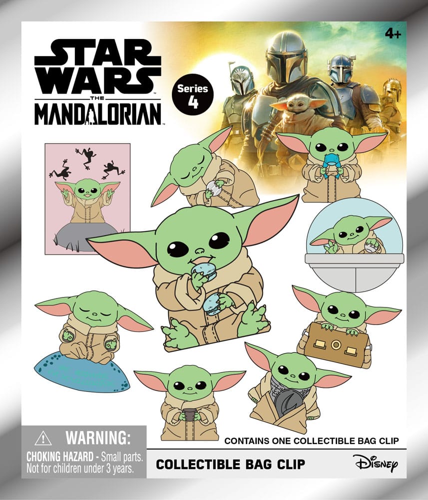 Clip ferma sacchetti Star Wars 3D Foam Best of Grogu Series 1 Display (24) DS Modellismo Clip ferma sacchetti Star Wars 3D Foam Best