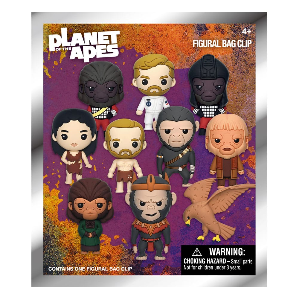 Clip ferma sacchetti Planet of the Apes 3D Foam Series 1 Display (24) DS Modellismo Clip ferma sacchetti Planet Apes 3D Foam 1