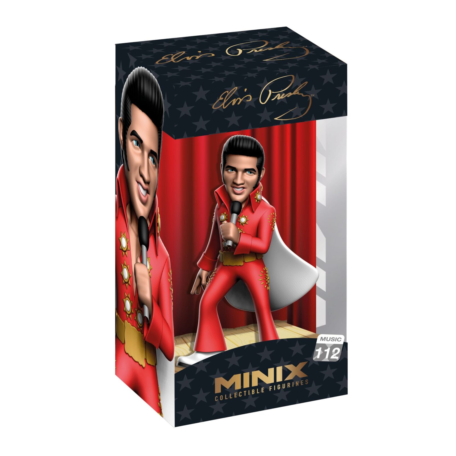 Elvis Presley Minix Figure Elvis Red Suit 12 cm DS Modellismo Elvis Presley Minix Elvis Red Suit