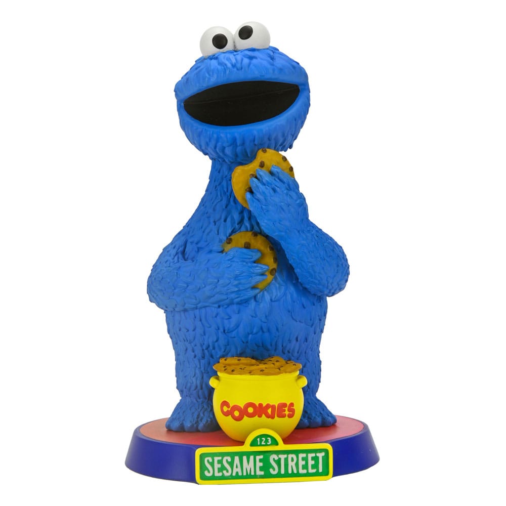 Sesame Street Head Knocker Bobble-Head Cookie Monster 18 cm DS Modellismo Sesame Street Head Knocker Bobble-Head
