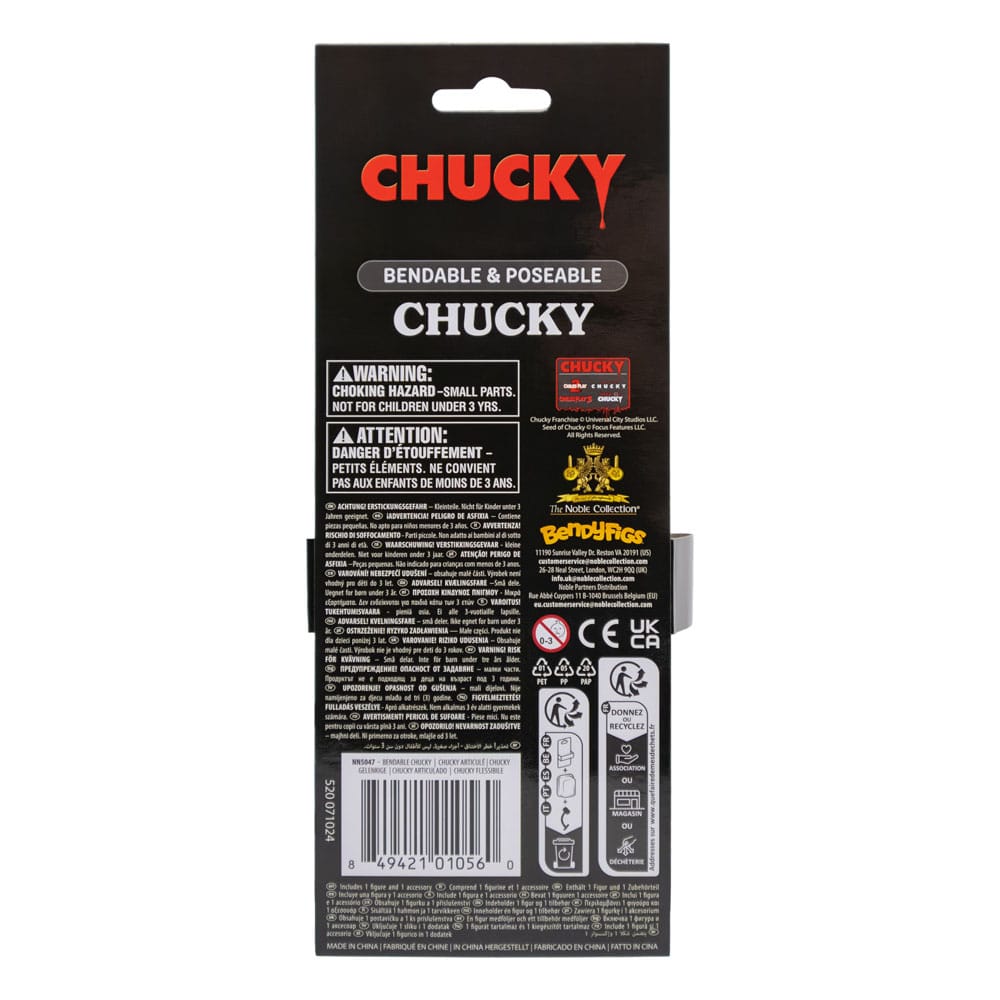 Child´s Play Bendyfigs Bendable Figure Chucky 14 cm DS Modellismo Child´s Play Bendyfigs Bendable Chucky