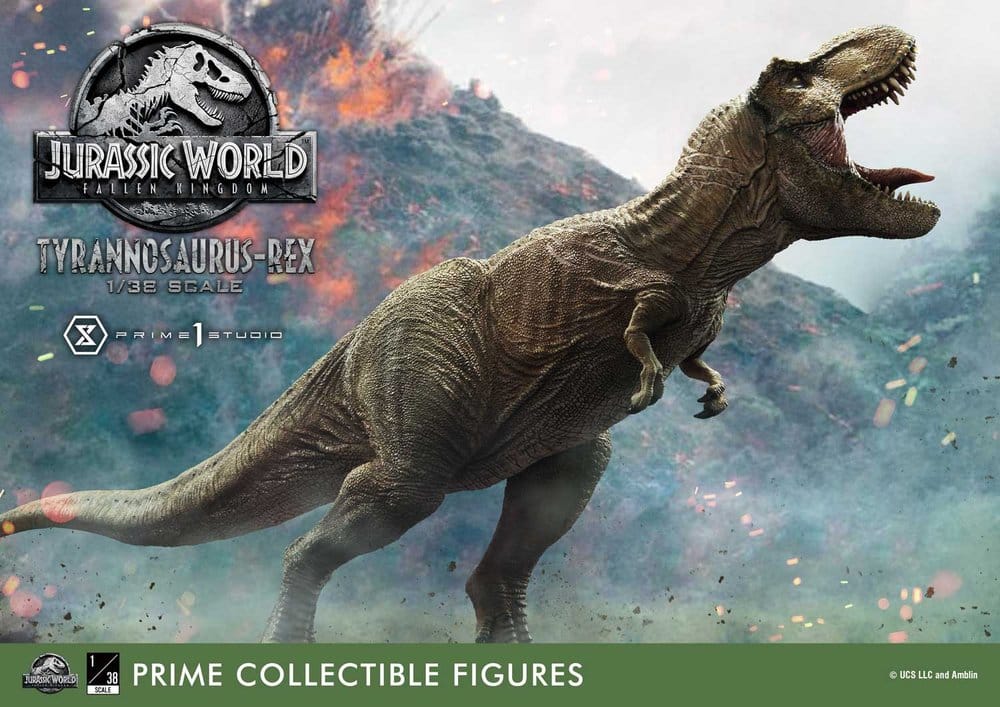 Statua Jurassic World: Fallen Kingdom (Film) Prime da collezione Figures 1/38 Tyrannosaurus Rex 23 cm DS Modellismo Statua Jurassic World: Fallen scala 1/38