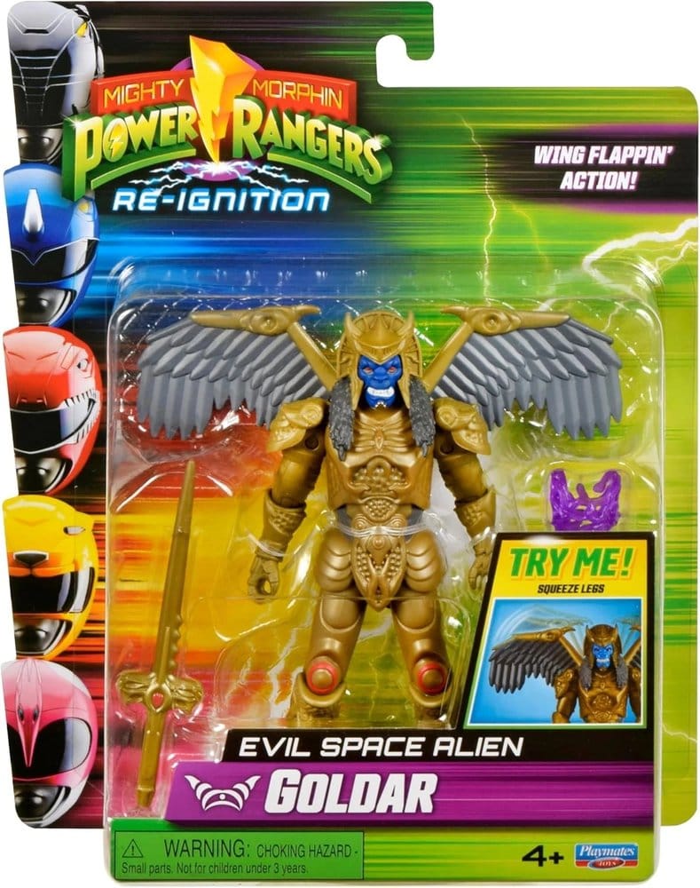 Power Rangers Evil Space Alien Action Figure Goldar 13 cm DS Modellismo Power Rangers Evil Space Alien Action Goldar