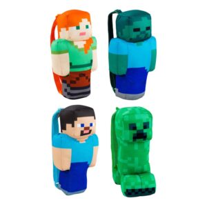 Zaino Minecraft Plush Assortment (4) PMI