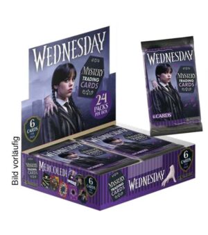 Wednesday Trading Cards Flow Box (24) Panini