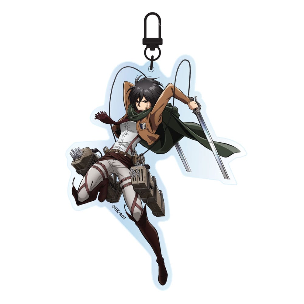 Portachiavi Attack on Titan Acrylic Mikasa Ackermann DS Modellismo Portachiavi Attack on Titan Acrylic Mikasa