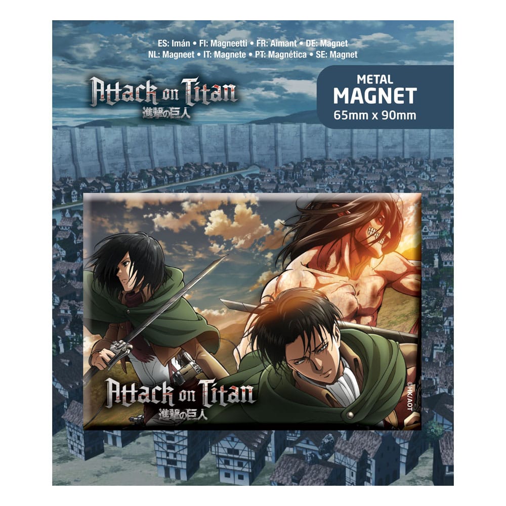 Calamita Attack on Titan Fridge Trio DS Modellismo Calamita Attack on Titan Fridge Trio