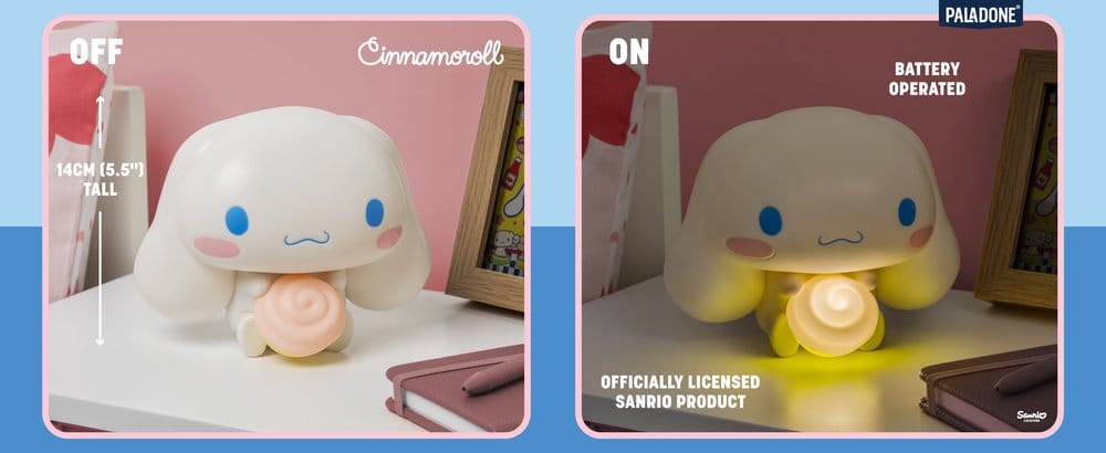 Sanrio GloBuddies Light Cinnamoroll 14 cm DS Modellismo Sanrio GloBuddies Light Cinnamoroll