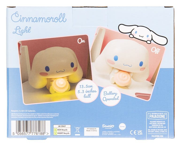 Sanrio GloBuddies Light Cinnamoroll 14 cm DS Modellismo Sanrio GloBuddies Light Cinnamoroll