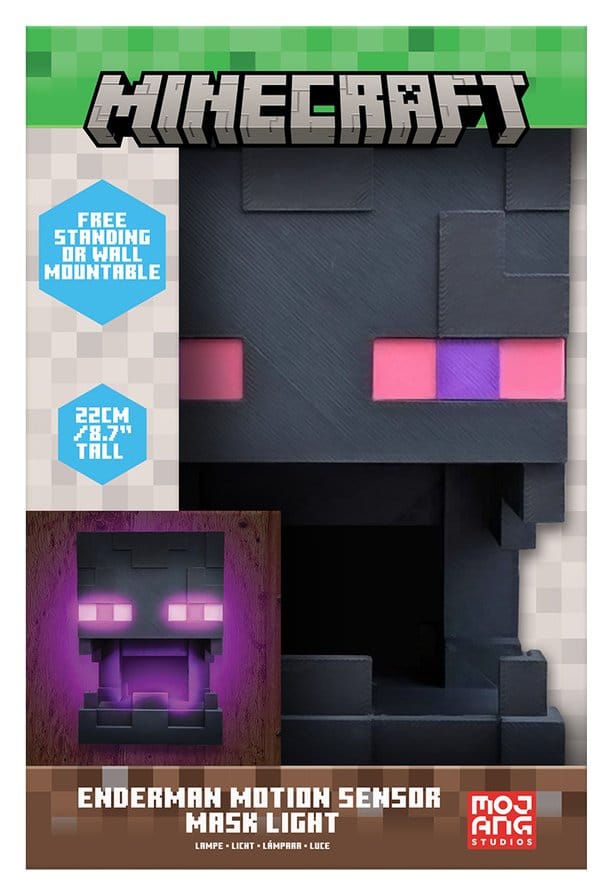 Minecraft Light Enderman Mask Motion Sensor 25 cm DS Modellismo Minecraft Light Enderman Mask Motion Sensor