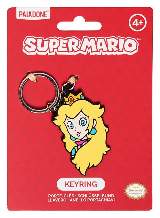 Portachiavi Super Mario Princess Peach PVC 6 cm DS Modellismo Portachiavi Super Mario Princess Peach