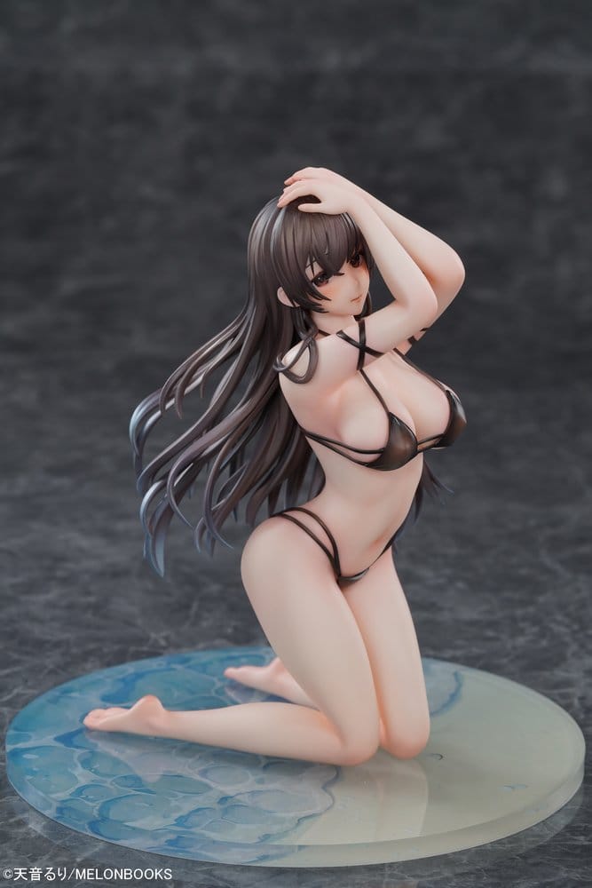 Original Character PVC Figure 1/6 Ruri Amane Illustration - Swimsuit Sugata no Mimi-san 17 cm DS Modellismo Original Character PVC Figure Ruri scala 1/6