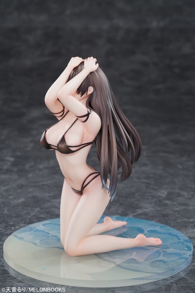 Original Character PVC Figure 1/6 Ruri Amane Illustration - Swimsuit Sugata no Mimi-san 17 cm DS Modellismo Original Character PVC Figure Ruri scala 1/6