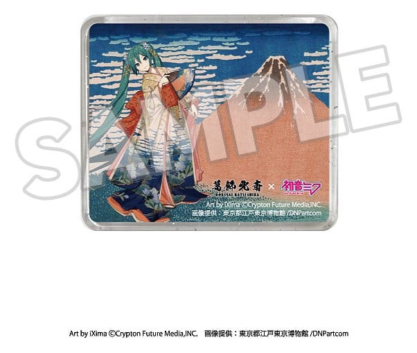 Calamita Katsushika Hokusai x Hatsune Miku 3D Thirty-six Views of Mount Fuji Fine Wind, Clear Morning DS Modellismo Calamita Katsushika Hokusai x Hatsune Miku