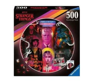Puzzle Stranger Things Round Friends Don't