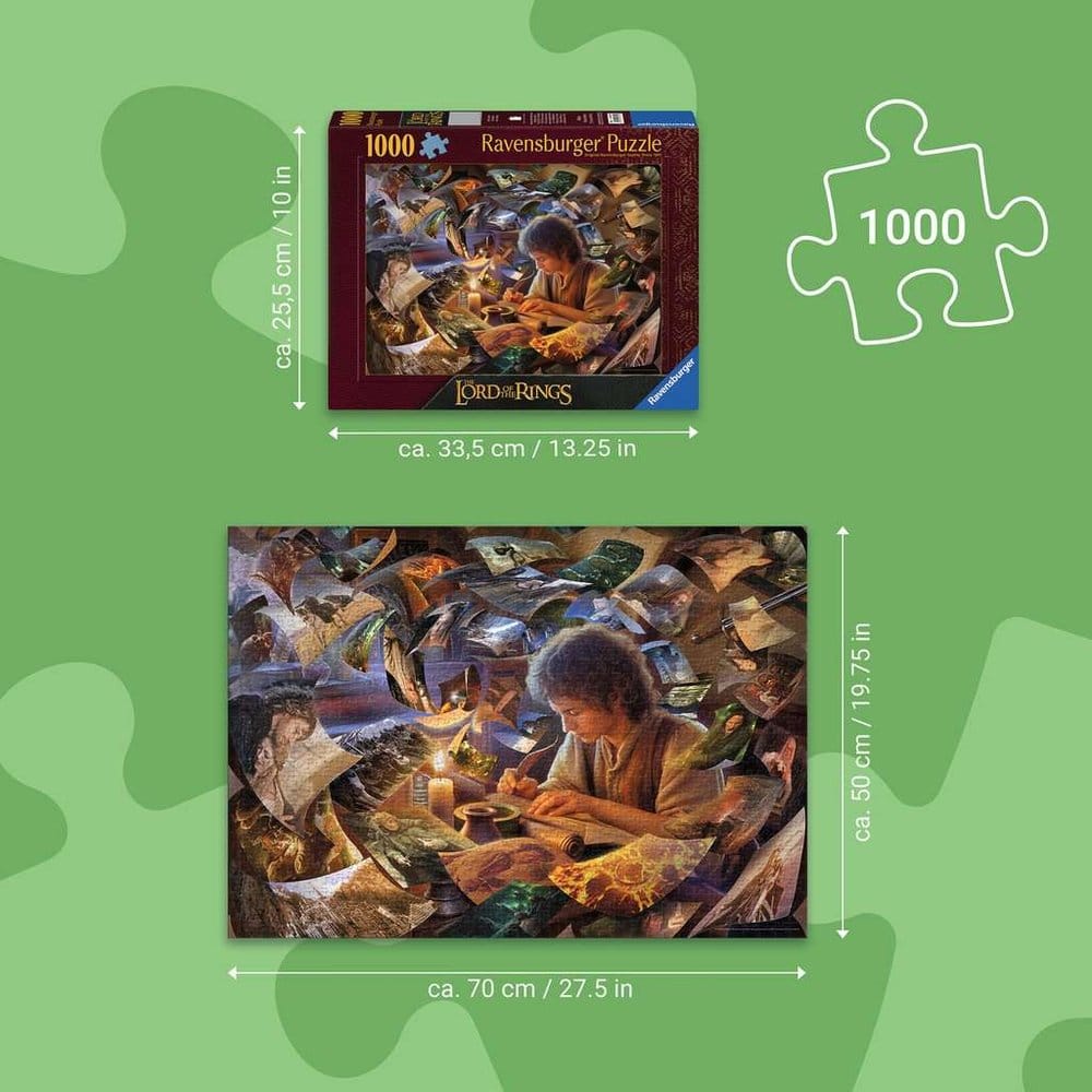 Puzzle Il Signore degli Anelli Frodo's Journey (1000 Pieces) DS Modellismo Puzzle Il Signore degli Anelli Frodo's