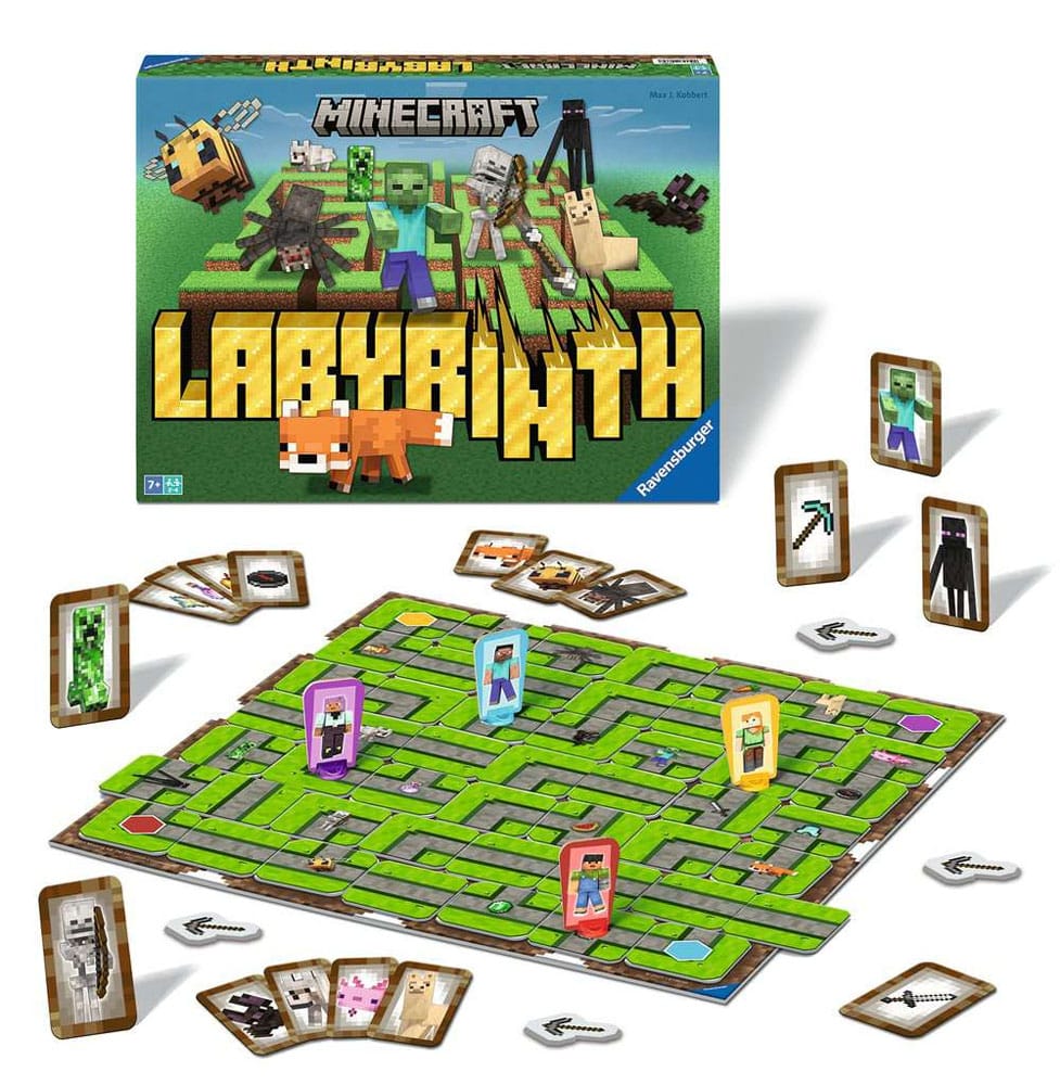 Minecraft Board Game Labyrinth DS Modellismo Minecraft Board Game Labyrinth Ravensburger