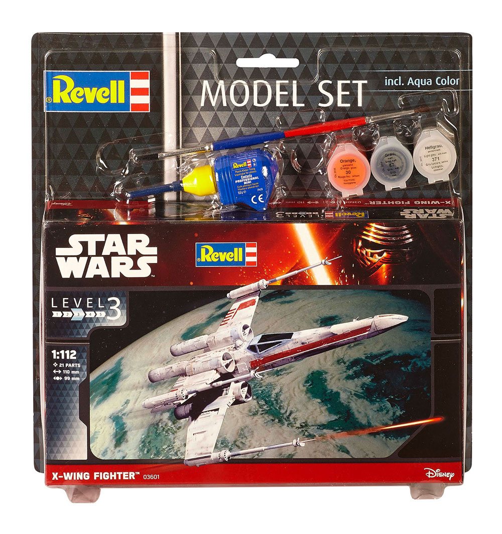 Star Wars Model Kit 1/112 Model Set X-Wing Fighter 11 cm DS Modellismo Star Wars Model Kit Model Set scala 1/112